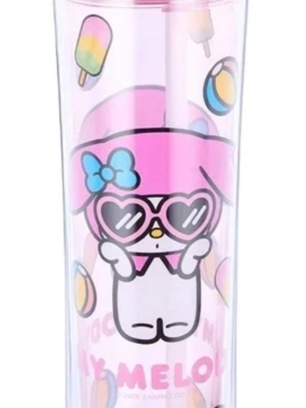 Sanrio My Melody Pink and Blue Clear Character Tumbler 640 Ml
